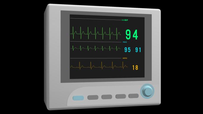 4K医疗心电测量仪器通道循环