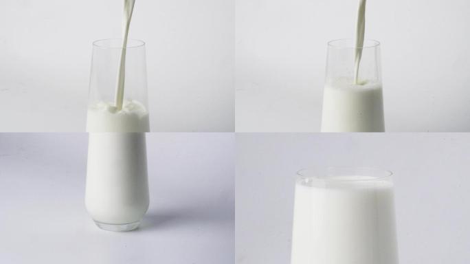 倒牛奶奶制品鲜奶液体