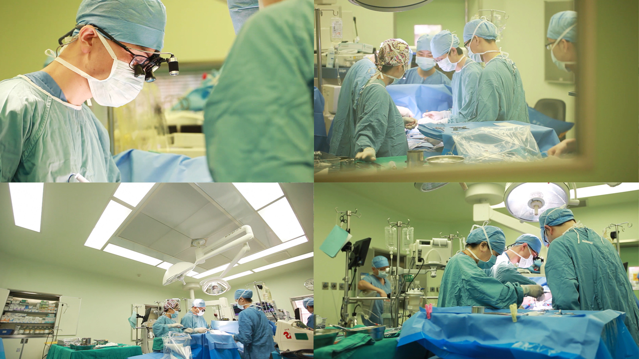 手术室 轨道拍摄手术 外科手术 心外手术