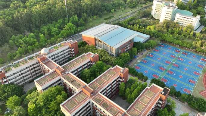 广州大学城广州大学附属中学全貌