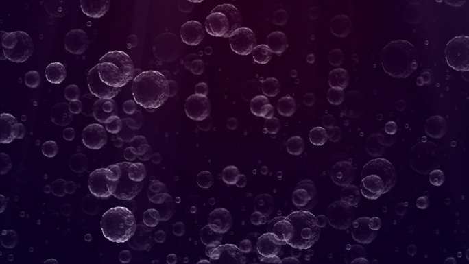 抽象气泡背景透明气泡特效护肤品