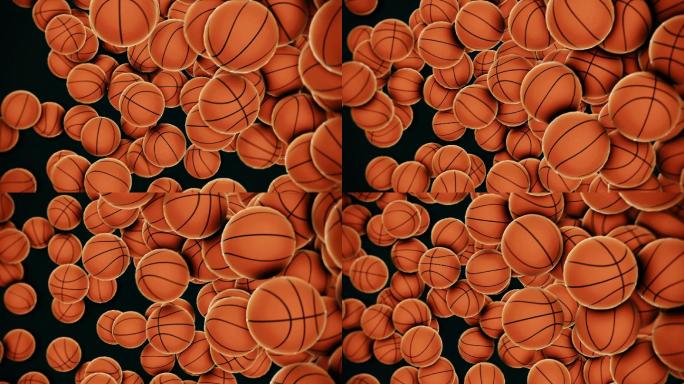 篮球动画3D抽象
