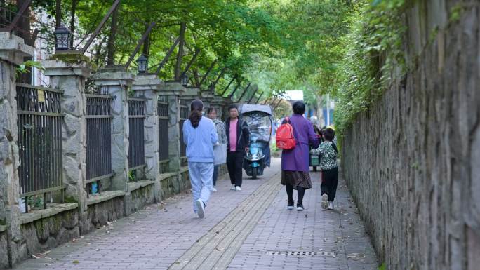 小区步道林荫道