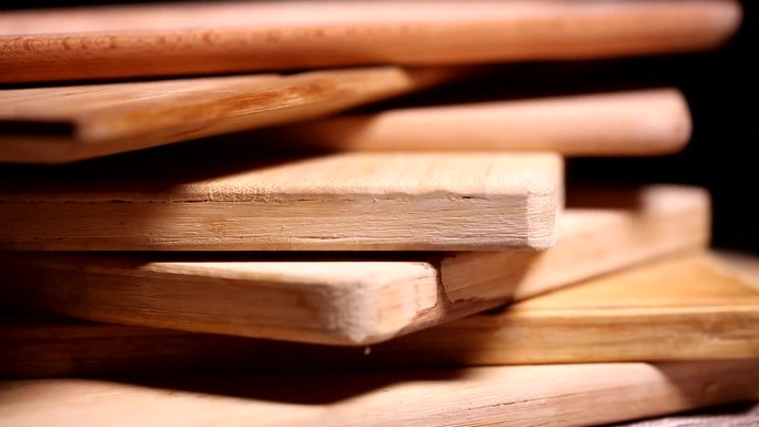 【镜头合集】各种木质的菜板案板 (2)