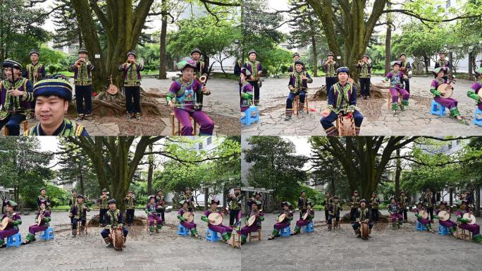 布依族八音坐唱民族特色民族文化4K拍摄