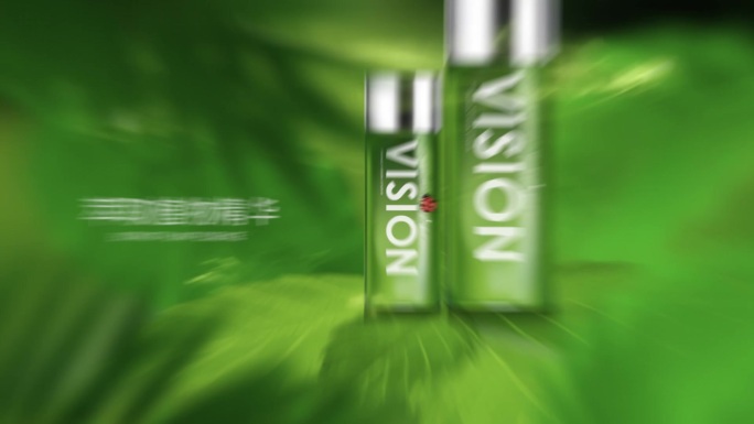 大自然绿色男士护肤品商业广告模板