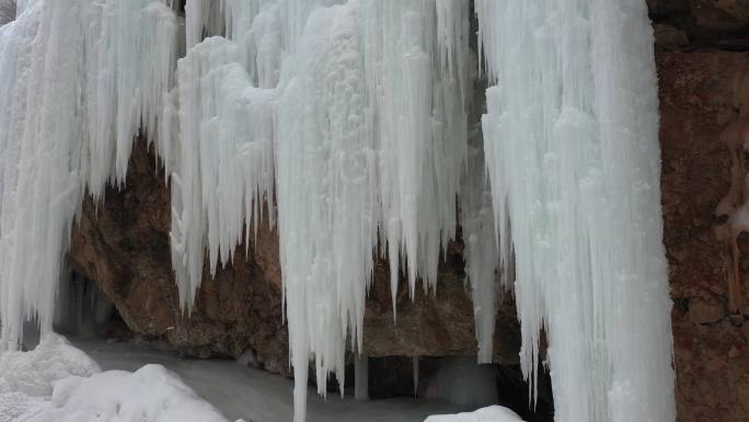 冰瀑 季节 气候 天气 冬天