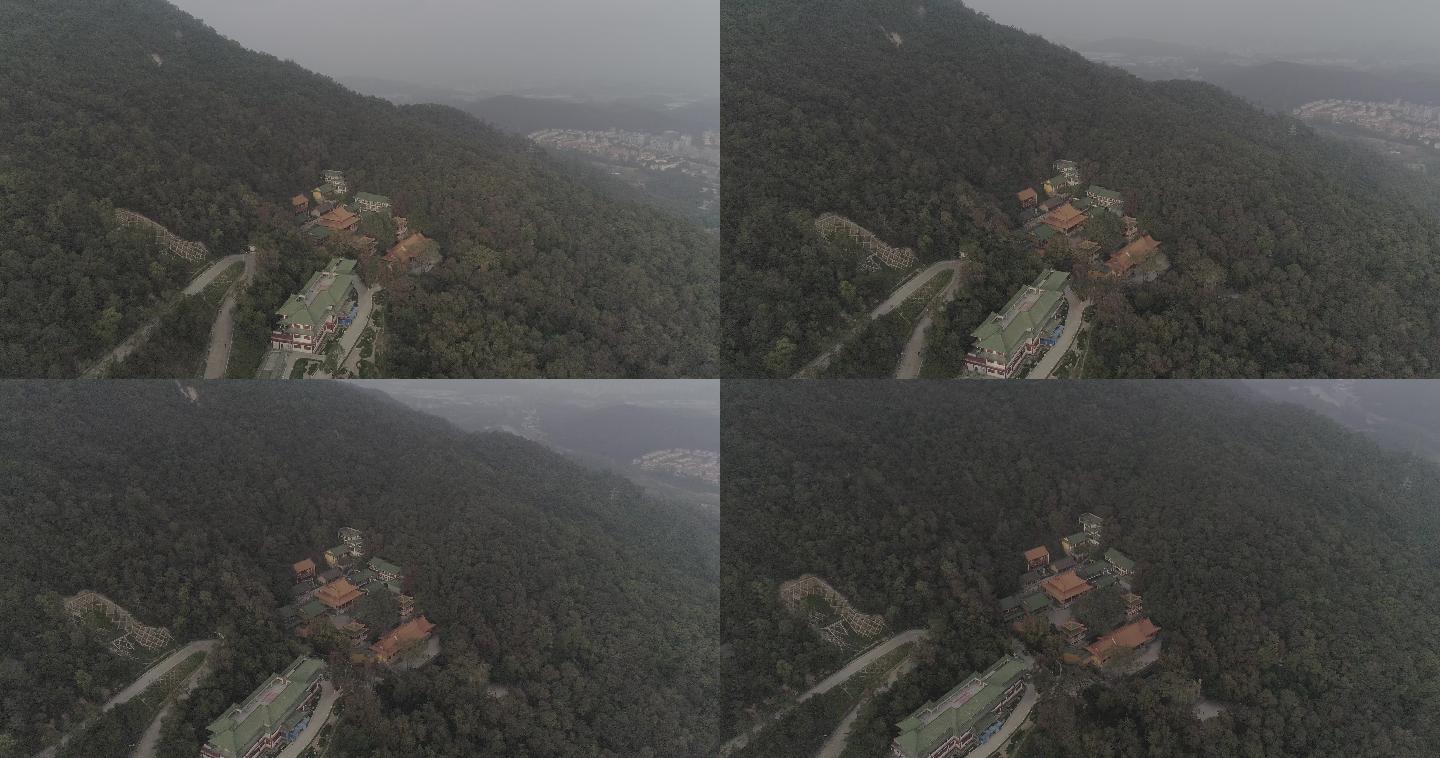 新会宣传片素材圭峰山玉台寺山生态文化旅游