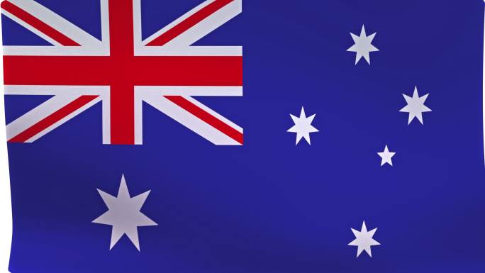 澳大利亚国旗视频素材