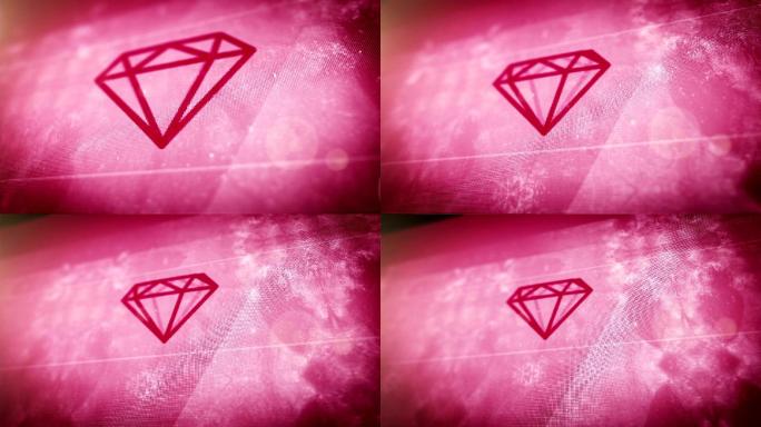 钻石形状动画特效动画合成元素光效