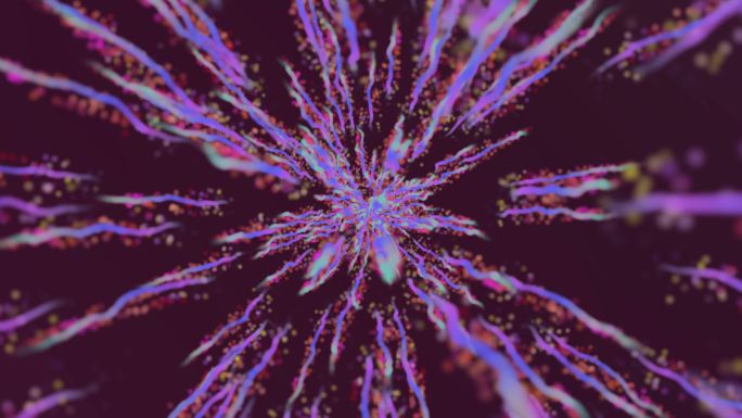 抽象运动粒子特效视频