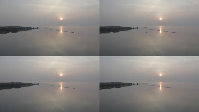 太湖夕阳风景
