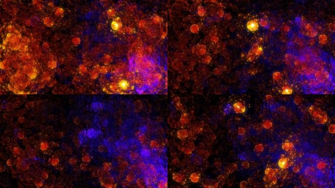 抽象粒子背景特效视频