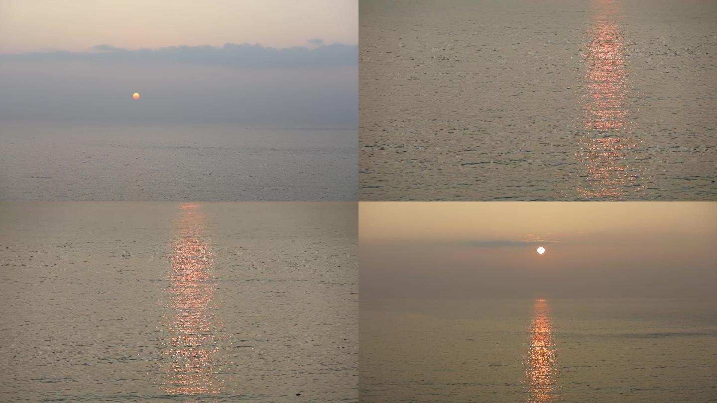 白沙岛海面日出