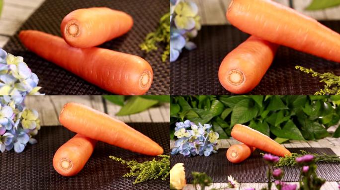 【镜头合集】胡萝卜蔬菜胡萝卜素 (2)