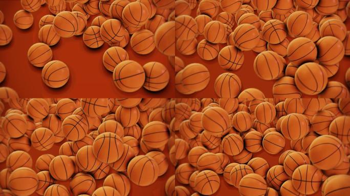 篮球落下动画篮球满屏
