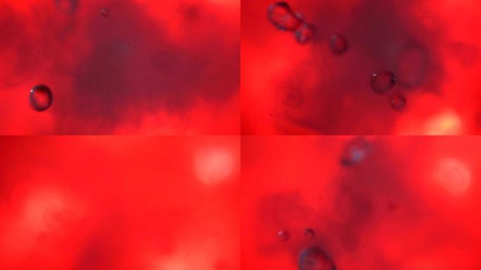 彩色灯光与蒸汽血液气泡凶杀暴力谋杀血案惨