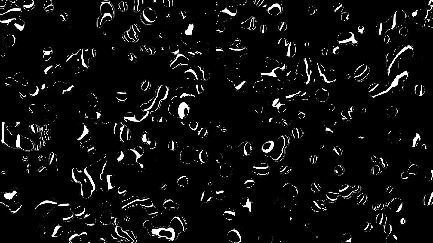 流体粒子动画背景水珠水滴透明元素滴水效果