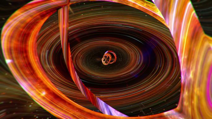 彩色背景旋转旋涡暗物质黑洞能量
