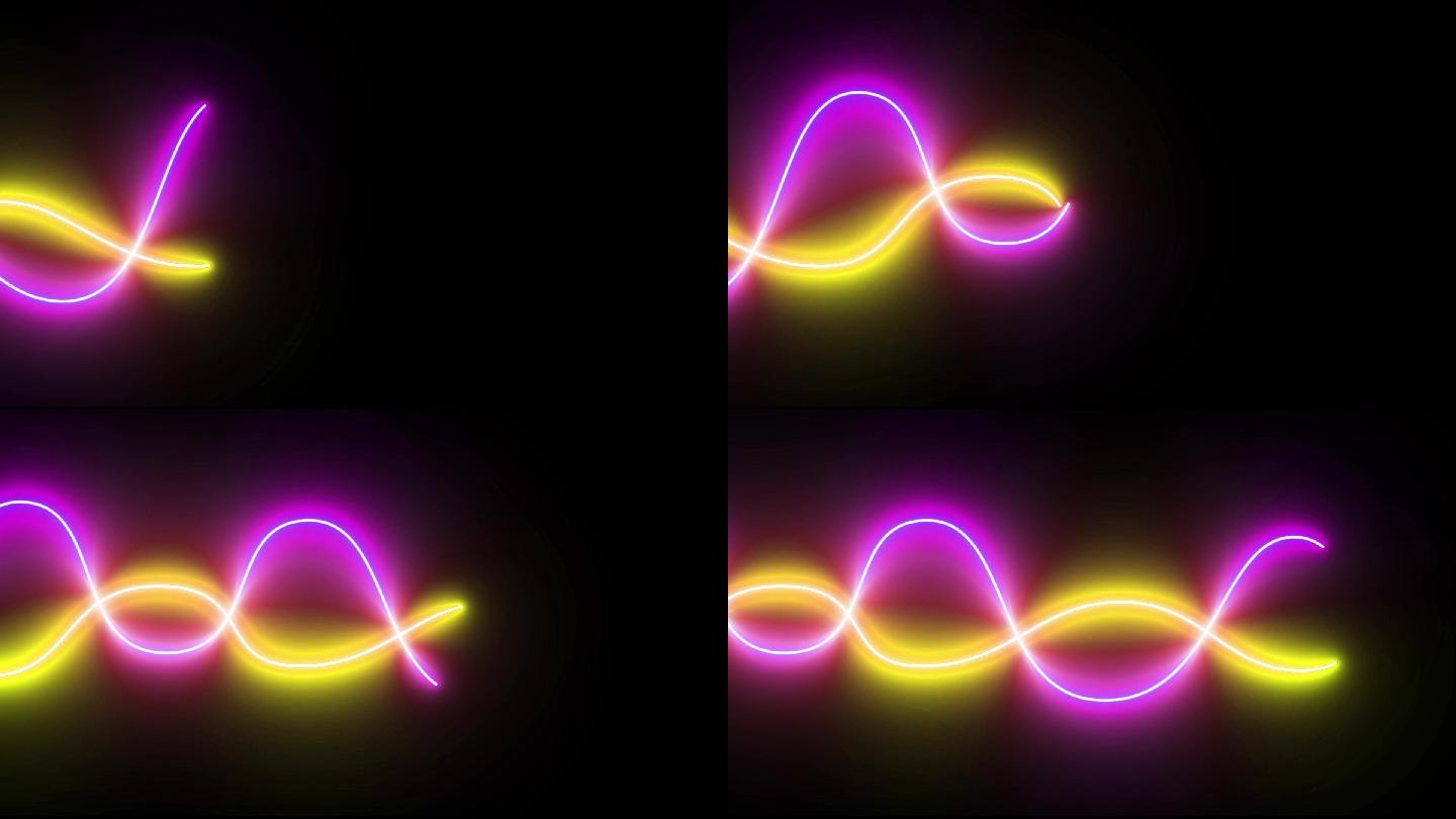 彩色纹理光束光线线条穿梭光效电流电线