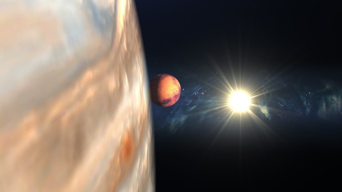 太阳系从木星到地球