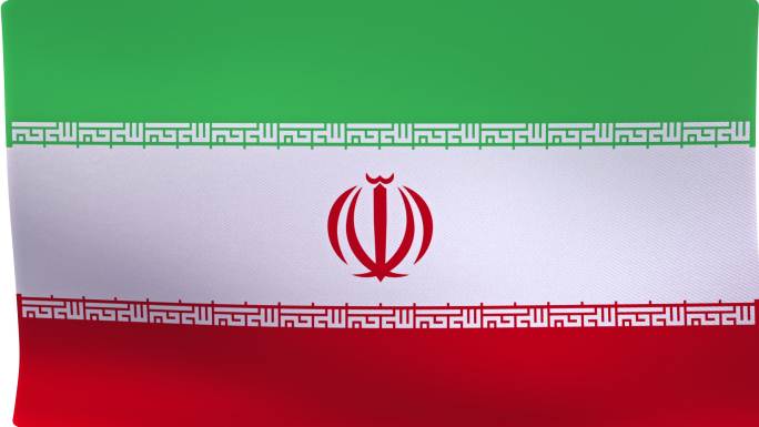 伊朗国旗伊朗政府国旗动画