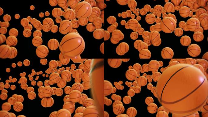 篮球动画素材抠像带透明通道alpha