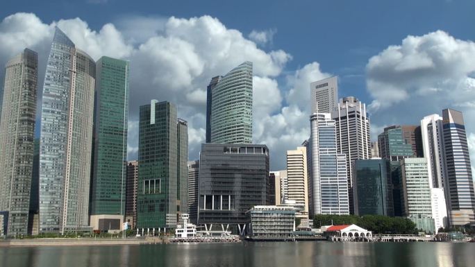 新加坡介绍明信片特效视频