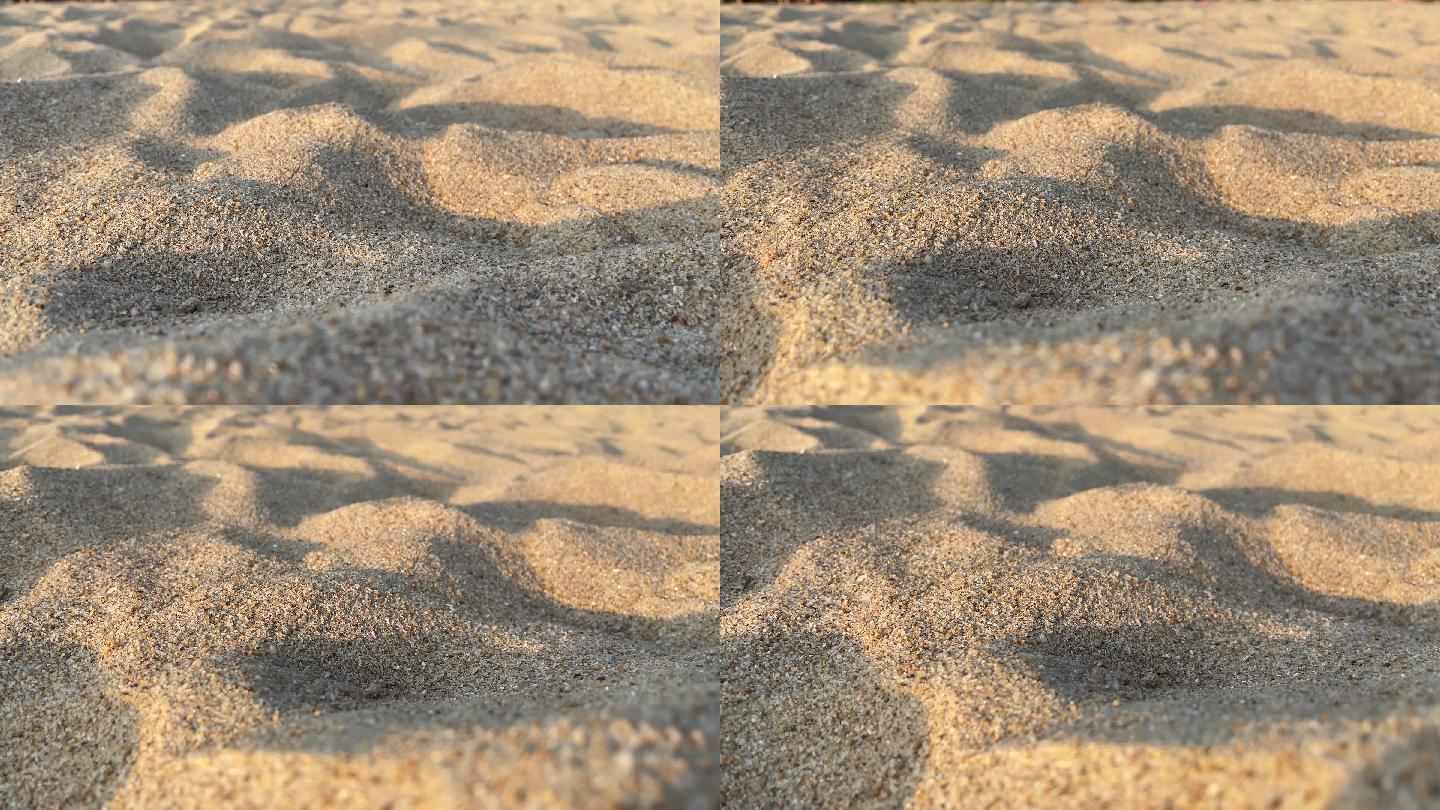 沙子特写 阳光沙滩