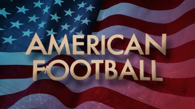 美式足球美国体育美国旗帜美国球星