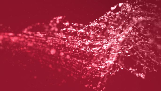 液体形式粒子动画流光粒子唯美飘动光斑