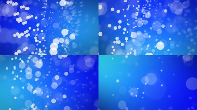 蓝色背景梦幻背景蓝底白点粒子特效粒子喷洒
