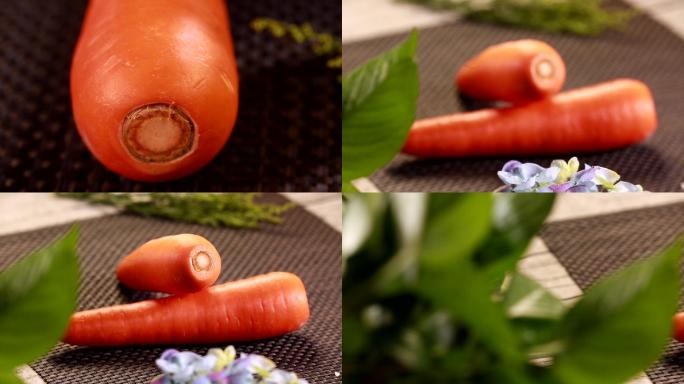 【镜头合集】胡萝卜蔬菜胡萝卜素 (1)