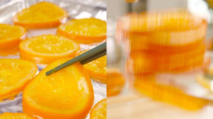 自制烘干香橙片