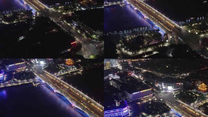 4K原素材-航拍桂林解放桥
