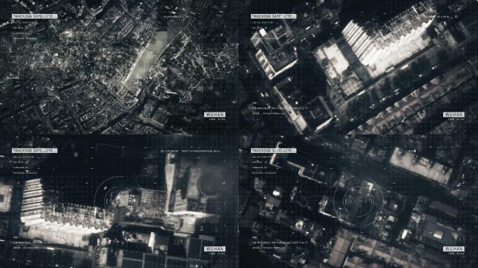 卫星图像雷达军事行动扫描