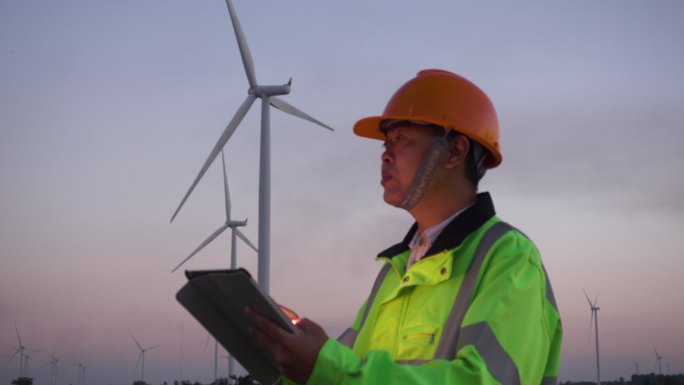 风力涡轮机国家电网新能源风能低碳环保