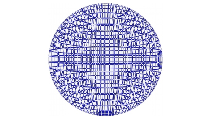 垂直和水平线球体3D元素栏目