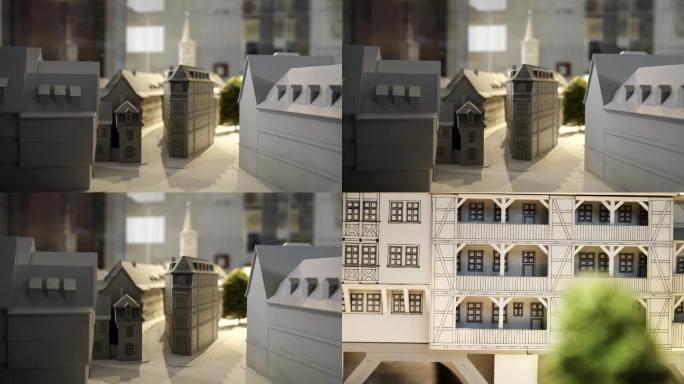欧洲房屋模型