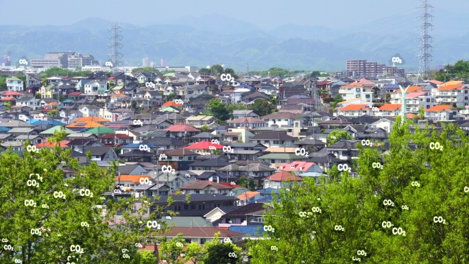 二氧化碳排放空气污染温室气体温室