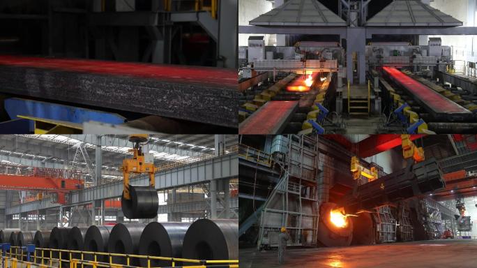 钢铁工业企业炼钢轧钢高清片段