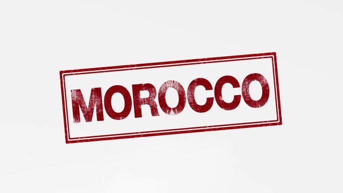 摩洛哥印章动画3D简约