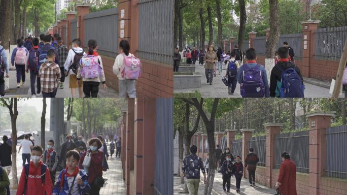 小学生上学路上