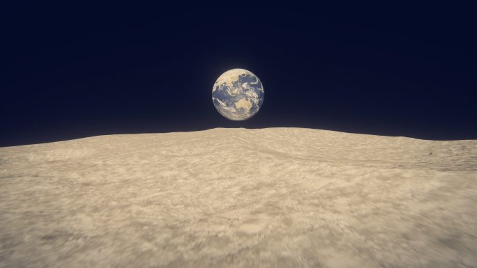 从月球上看地球月壤