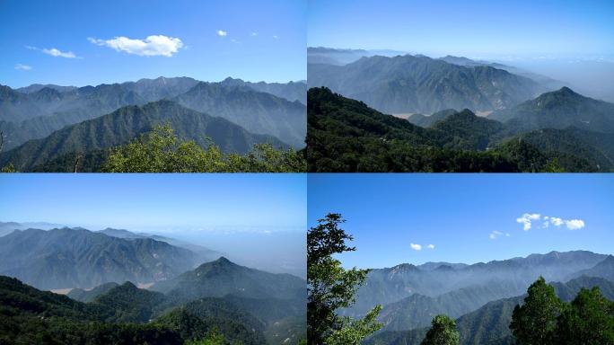 陕西秦岭自然风光4K实拍视频