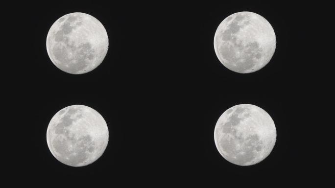 夜晚的超级月亮中秋节月亮赏月团圆传统节日