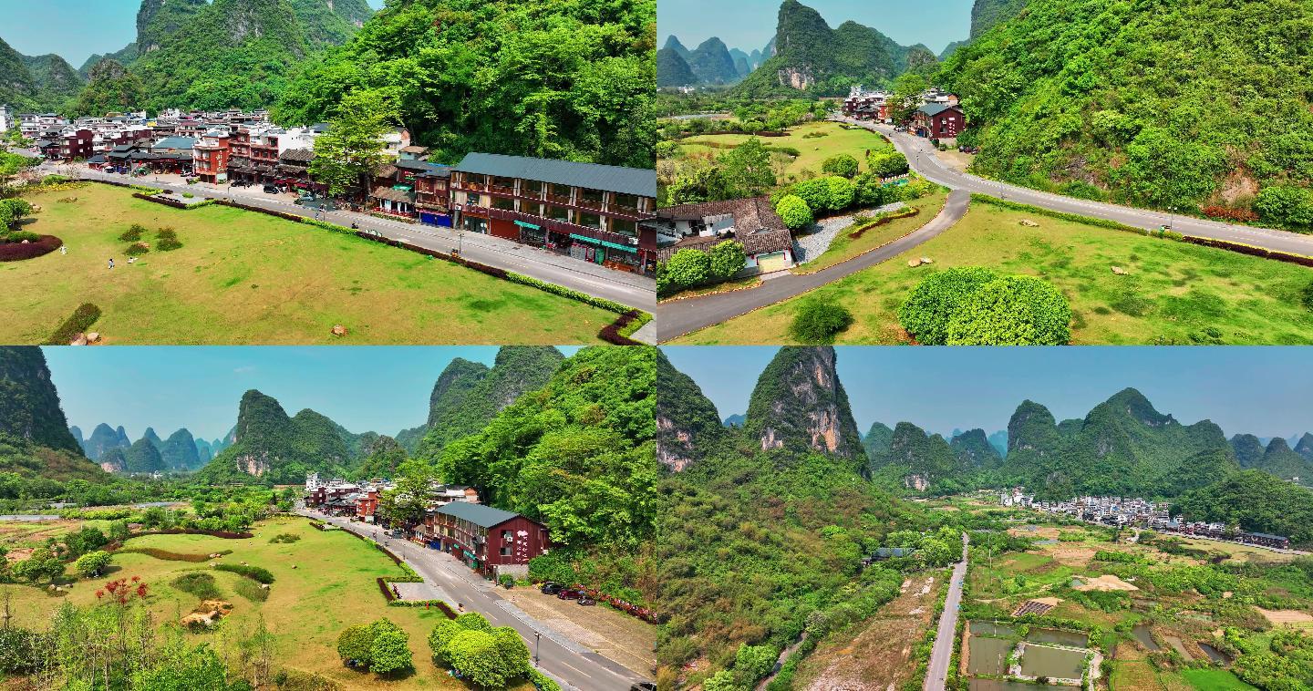 广西桂林阳朔著名旅游景点历村2022年新