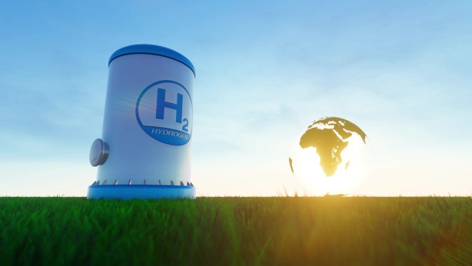 4K氢能新能源绿色地球