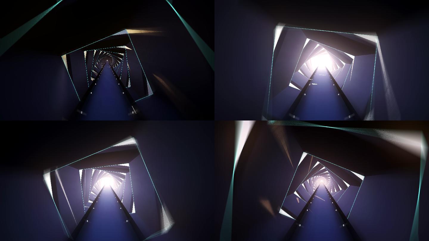三维可视化的隧道特效视频3D