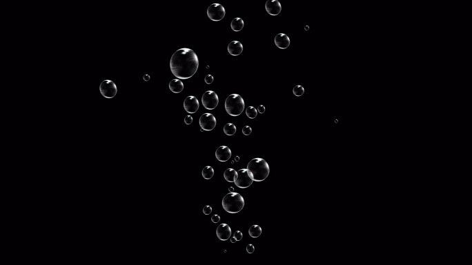 气泡吹泡泡上升8种气泡（带透明底）